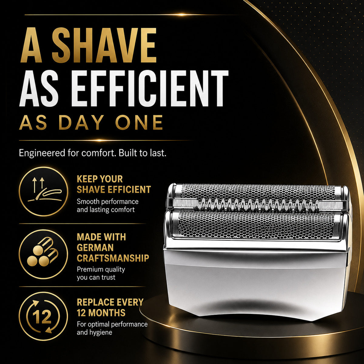Replacement Foil Shaver Head for Braun Series 7 70S 790cc 760cc 750cc 735s 730 - Pack Options