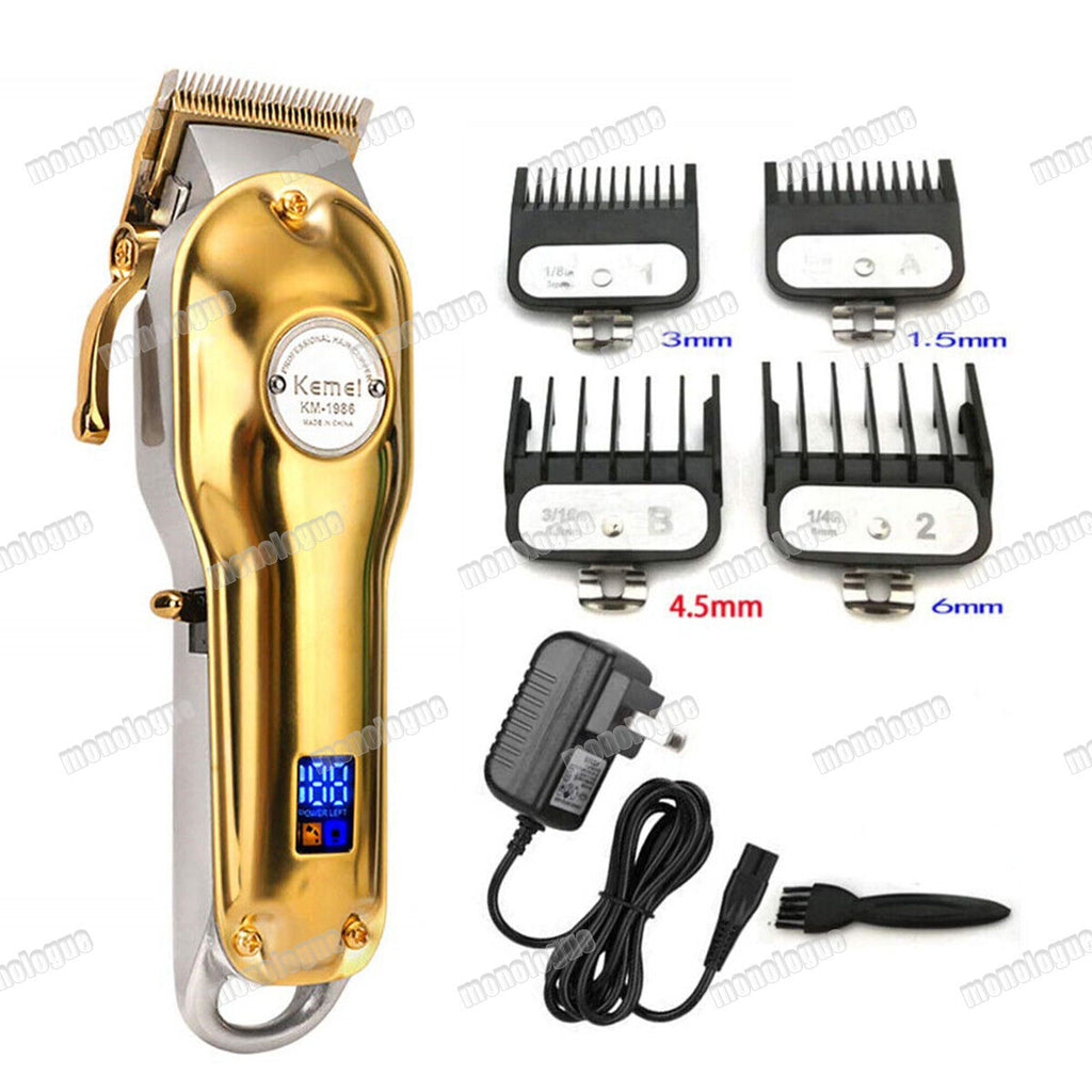 Professional Cordless Hair Clippers Trimmer for Beard & Hair Cutting - All Metal Body