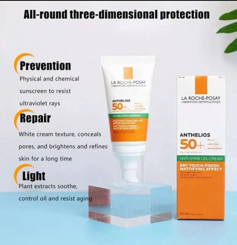 Oil-Free Sunscreen SPF 50+ for Oily & Sensitive Skin - Matte Finish