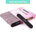 Mini Double-Sided Nail Files Set for Manicures & Nail Prep - Reusable Emery Boards