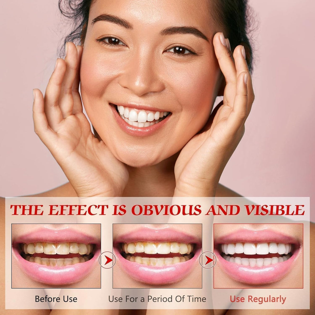 Probiotic Fluoride-Free Whitening Toothpaste for Sensitive Teeth - Ultra Brightening & Gum Care