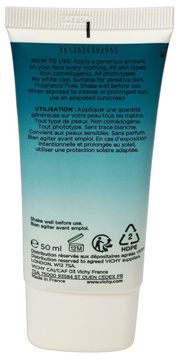 Vichy Mineral 89 SPF50+ Daily Moisturizer with Hyaluronic Acid 50ml