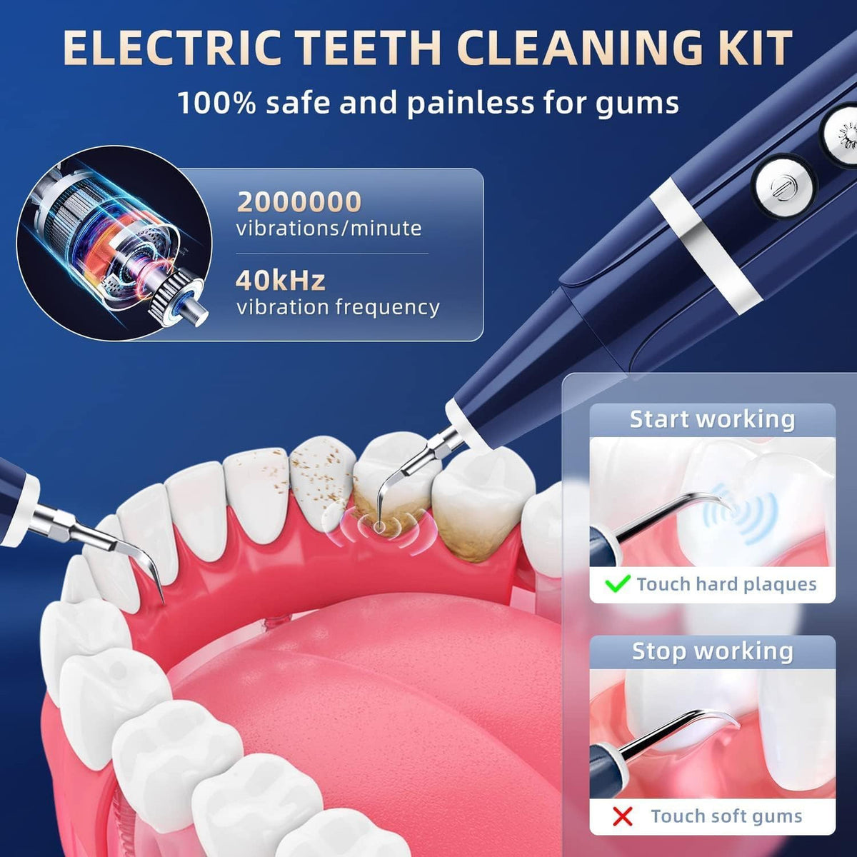 Plaque & Tartar Remover for Teeth - Dental Calculus Removal Tool