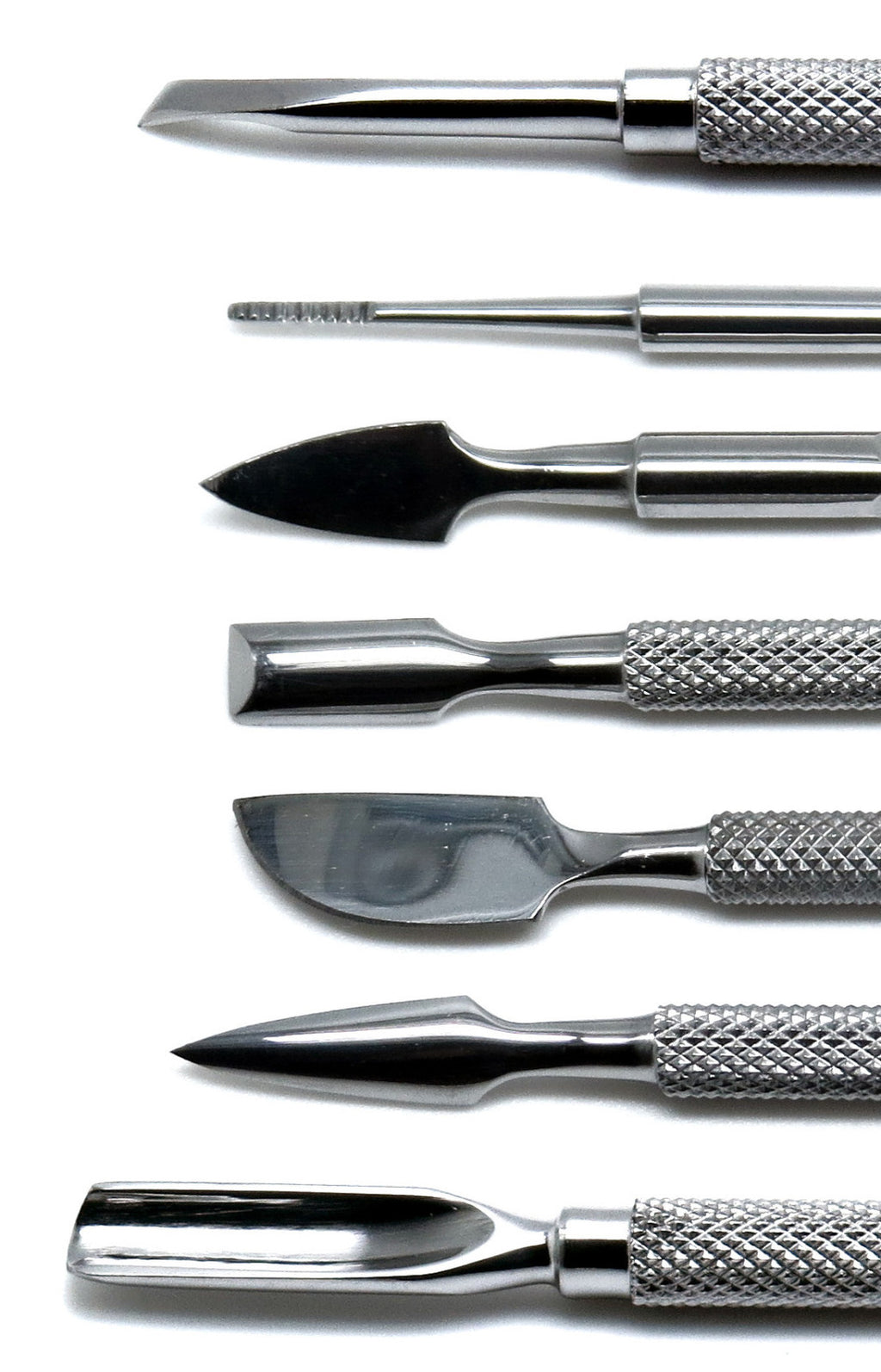 7-Piece Nail Care Set with Steel Cuticle Pusher and Manicure Tools