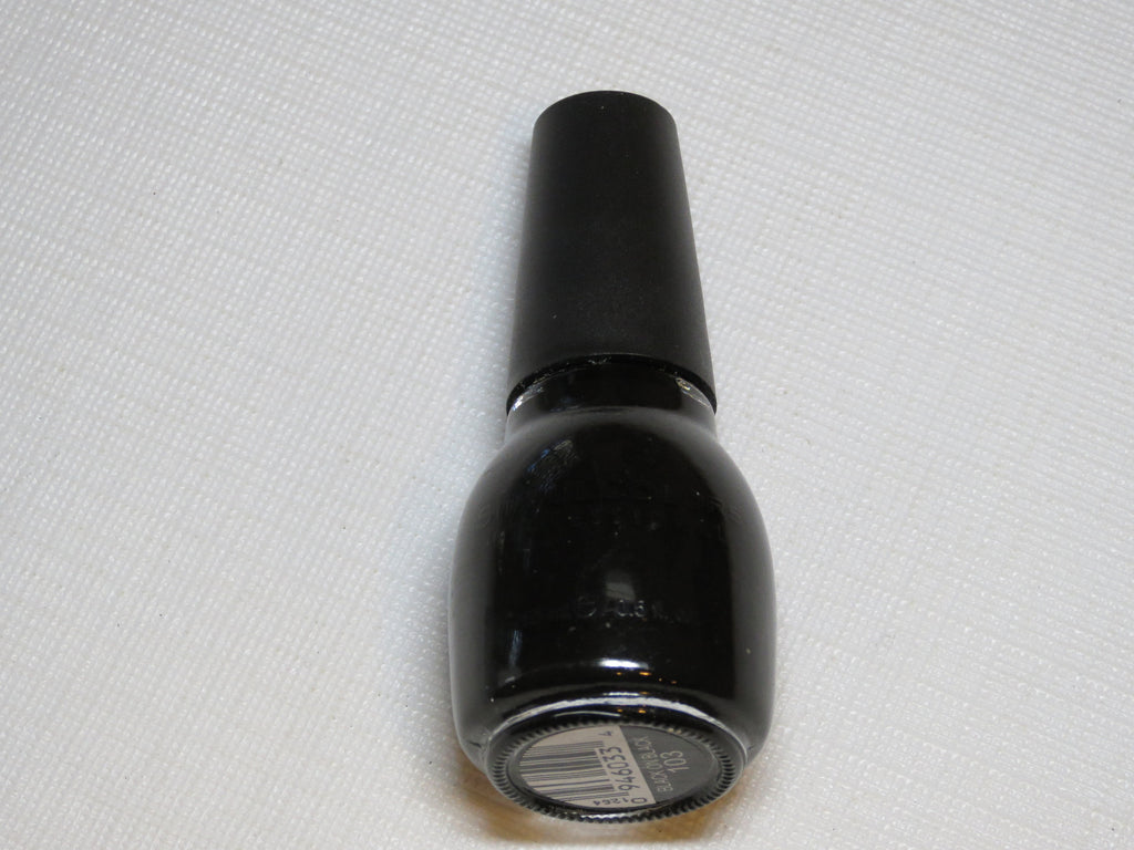 Black Nail Polish - SinfulColors 0.5 Fl Oz for Manicure & Nail Art