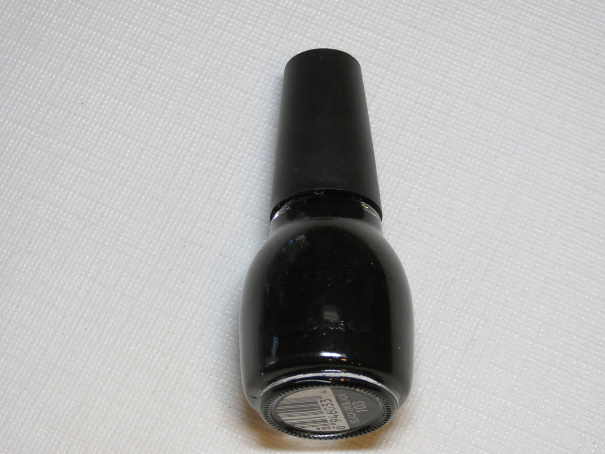 Black Nail Polish - SinfulColors 0.5 Fl Oz for Manicure & Nail Art