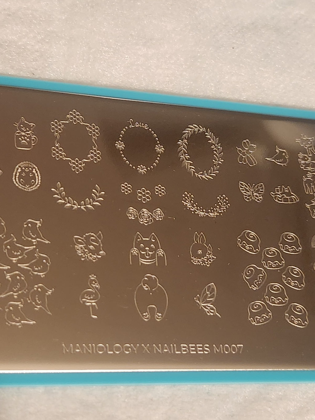 Maniology Nail Stamping Plate M007 for Nail Art Design