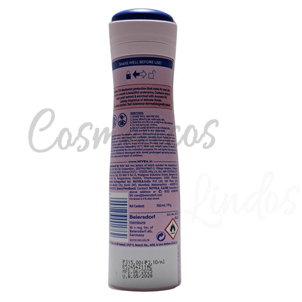 NIVEA 72HR Pearl & Beauty Women's Deodorant Spray 3 Pack (5 oz) Long-Lasting Freshness