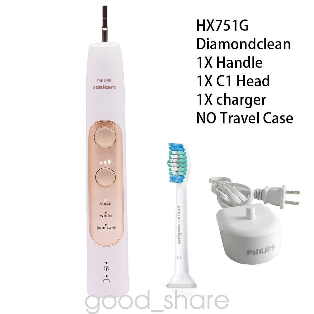 Electric Toothbrush Handle with Charger for Sonicare ExpertClean 7000 HX751G