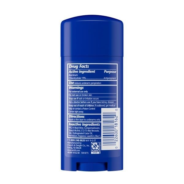 Men's Antiperspirant Deodorant Stick - Extra Dry, Long-Lasting, 2.6 oz