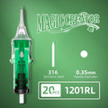Tattoo Needle Cartridges 20pcs Box – Sterilized, Stainless Steel Round Liner