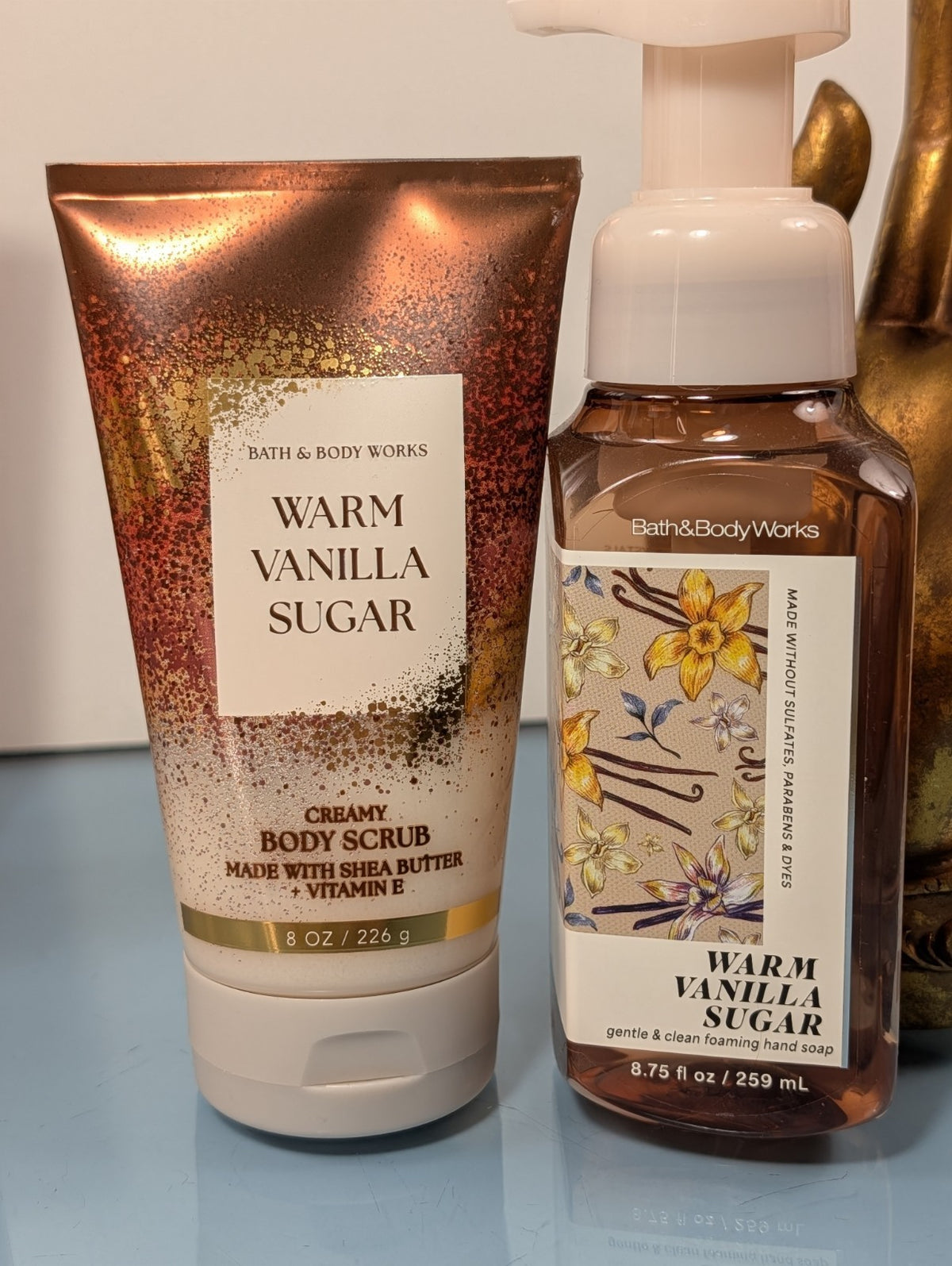 Bath & Body Works Warm Vanilla Sugar Body Care Set Mist Lotion Scrub Lip Gloss Soap