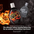 Indoor Tanning Bed Lotion - Solid Black & Insanely Black Mega Tingle Set