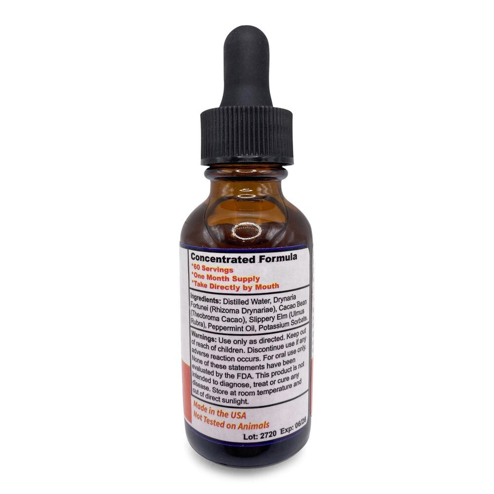 Herbal Mouth Tonic for Gingivitis & Enamel Support with Drynaria & Cacao