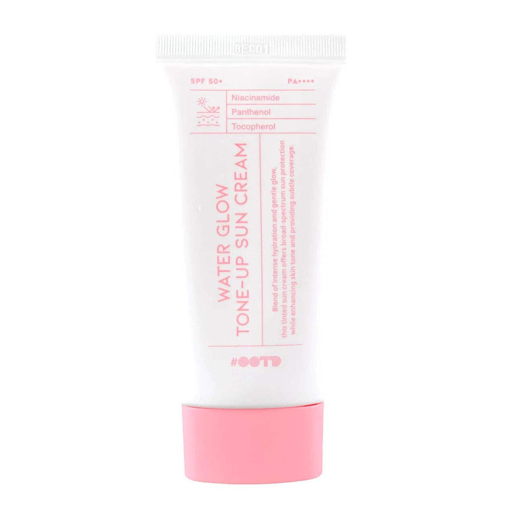 #OOTD Water Glow Tone-Up Sun Cream SPF 50+ - Mineral Sunscreen with Pink Tint, 50ml