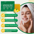 Turmeric Lemon Superfood Facial Soap Bar - Gentle Cleansing & Moisturizing