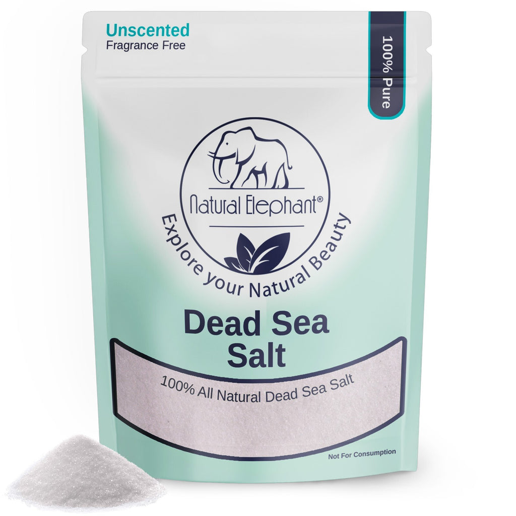 Natural Elephant Dead Sea Salt - Pure Mineral Bath & Skin Soak - 1 lb to 10 lb Options