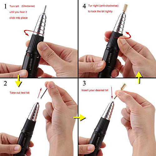 Makartt Electric Nail Drill Handpiece for Up200 Machine Professional Manicure Tool
