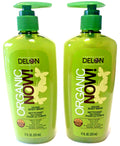 Delon Organic Body Wash 11 oz 2 Pack - Natural Cleansing Shower Gel