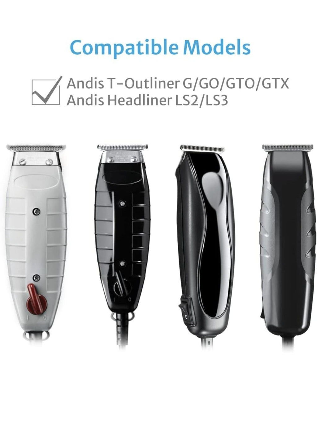 Pro-mate Andis T-Outliner Replacement Blades Gold Coated Zero-Gapped GTX