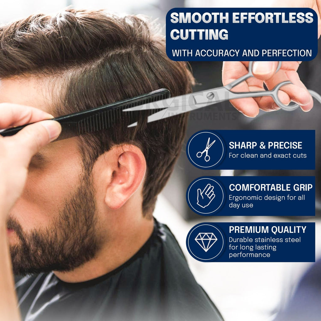 7-Inch Hair Cutting Scissors Barber Shears - ICE Tempered Stainless Steel