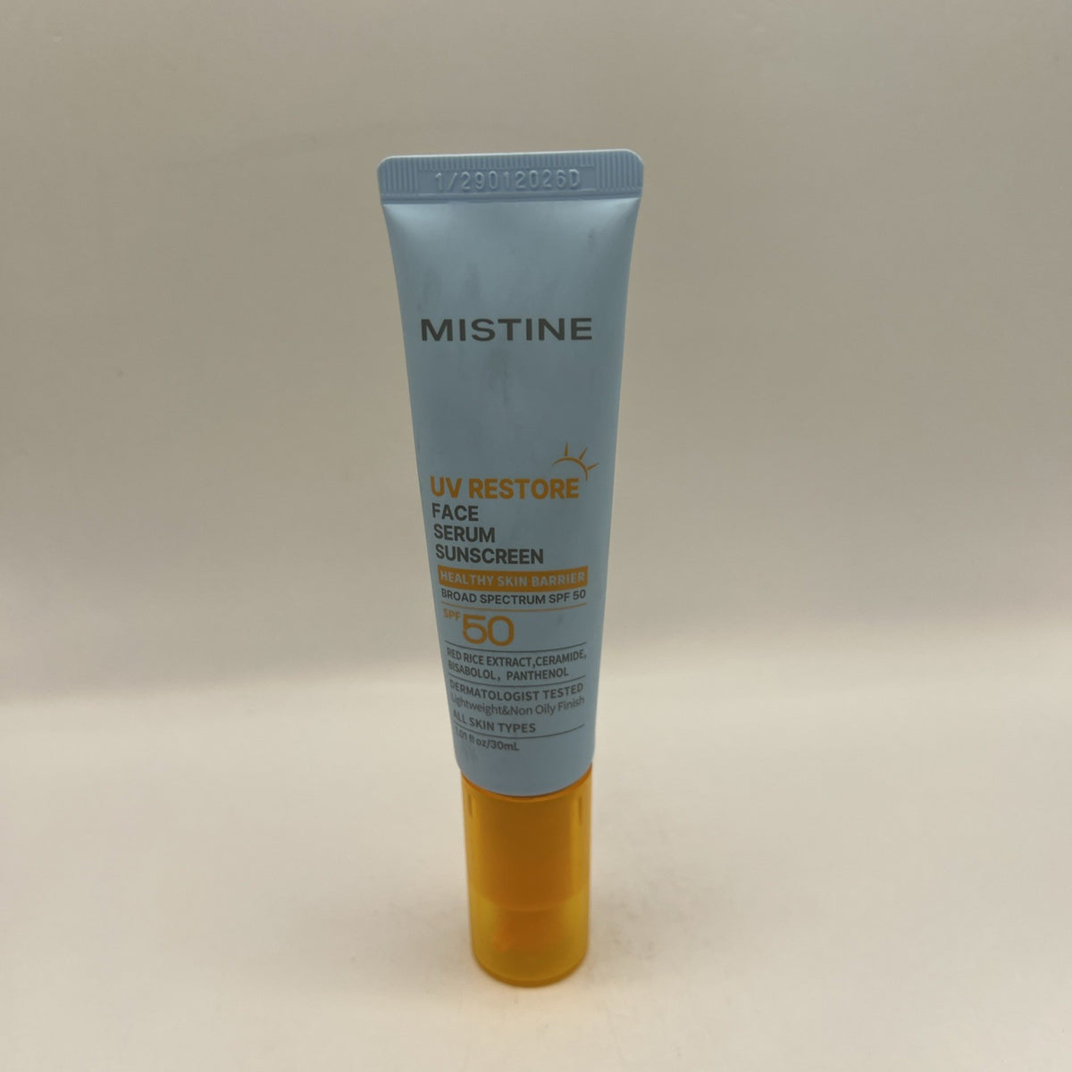 Mistine UV Restore Face Serum SPF 50 - 1 Oz Hydrating Sunscreen