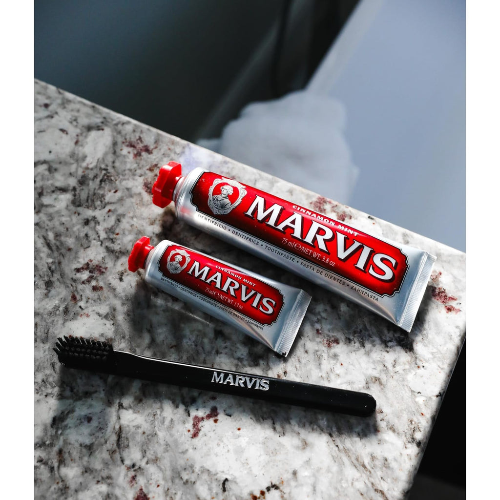 Marvis Cinnamon Mint Toothpaste 3.8 oz Spicy Sweet Flavor Made in Italy