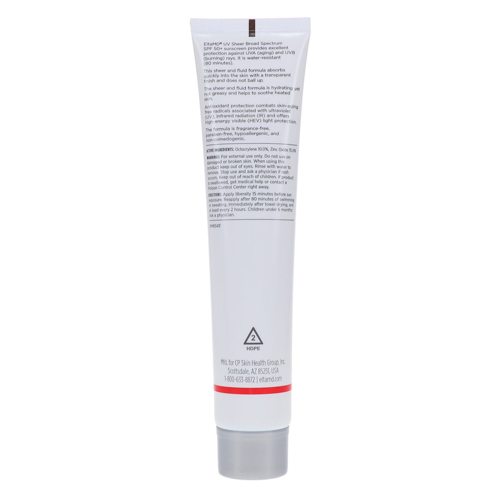 Broad Spectrum SPF 50+ Sunscreen for Face & Body - Water Resistant 3 oz