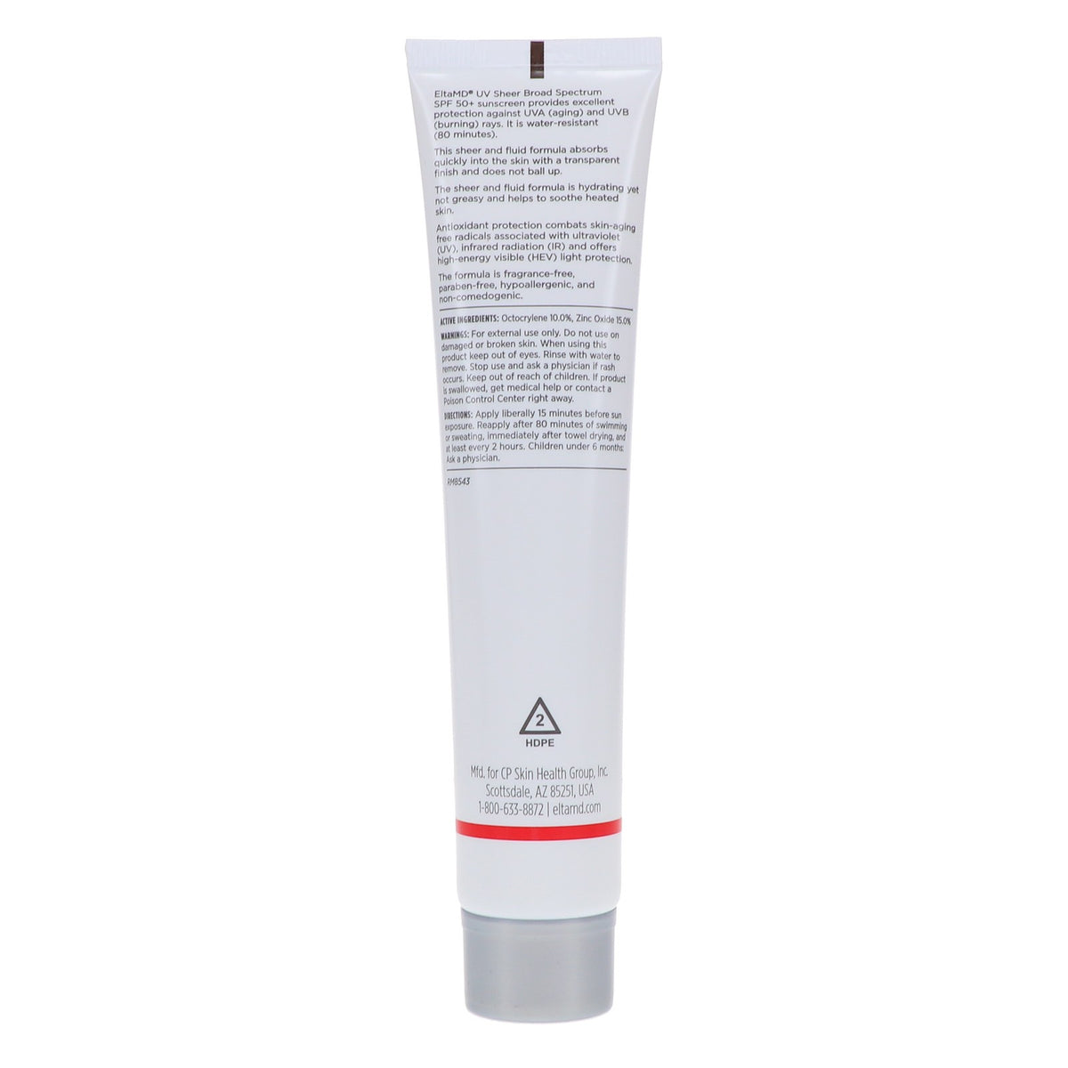 Broad Spectrum SPF 50+ Sunscreen for Face & Body - Water Resistant 3 oz