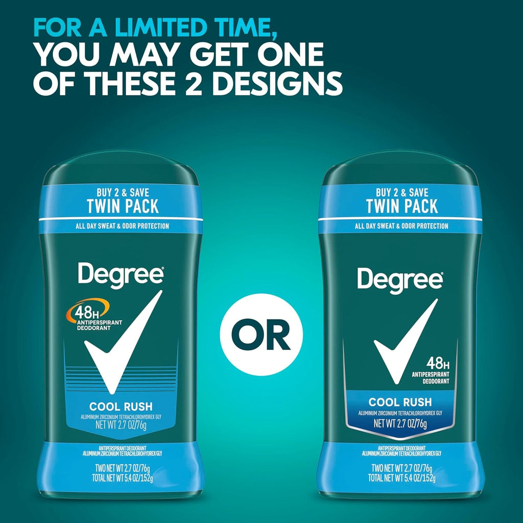 Men's Antiperspirant Deodorant Stick - 48H Fresh Sport Protection 2.7 oz 2 Pack