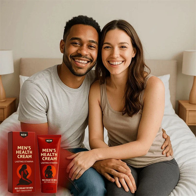Men's Health Revitalizing Cream - Vitality & Stamina Boost, Soothes Skin