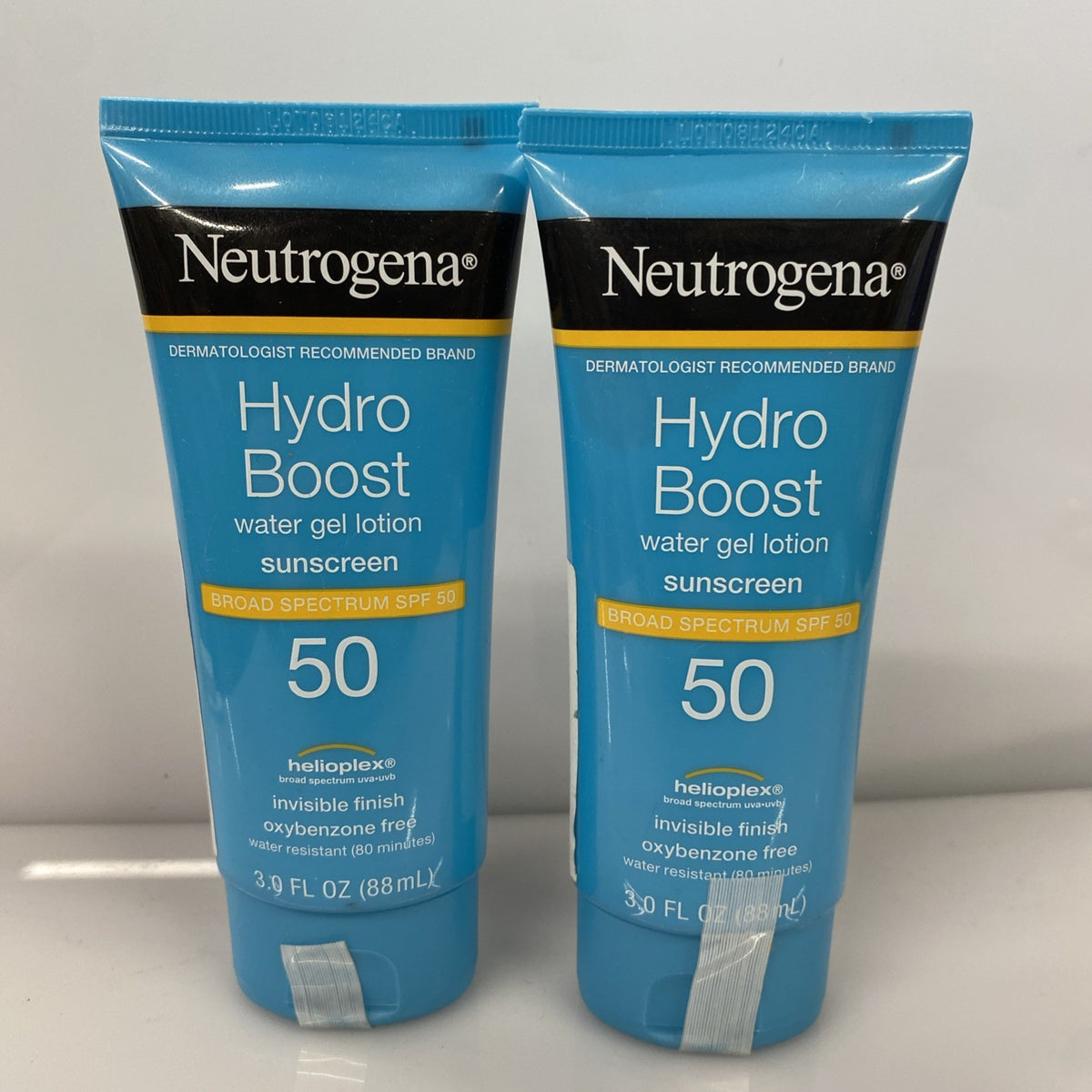 Neutrogena Moisturizing Gel Sunscreen SPF 50 Face Lotion - 3 Oz, Pack of 2