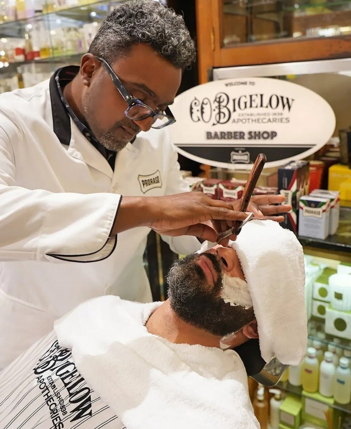 Professional Barber Shave Towel 32x16 Inch Hot & Soft Cotton Face Cloth