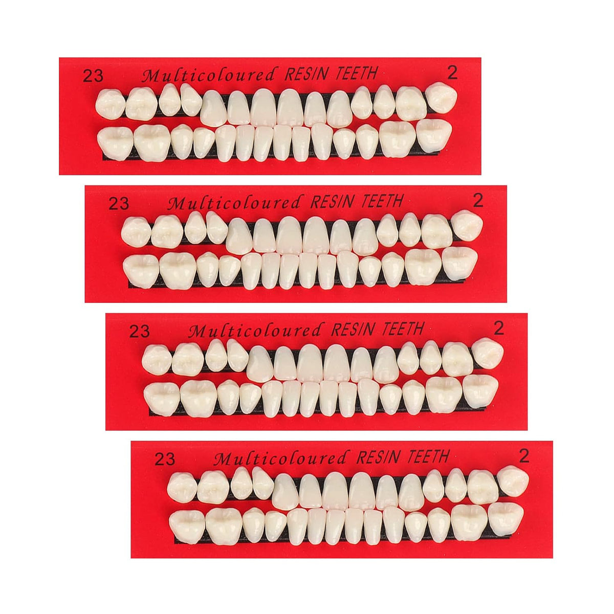 Fake Teeth Set 112pcs Acrylic Resin Dental Teeth for DIY Crafts Halloween