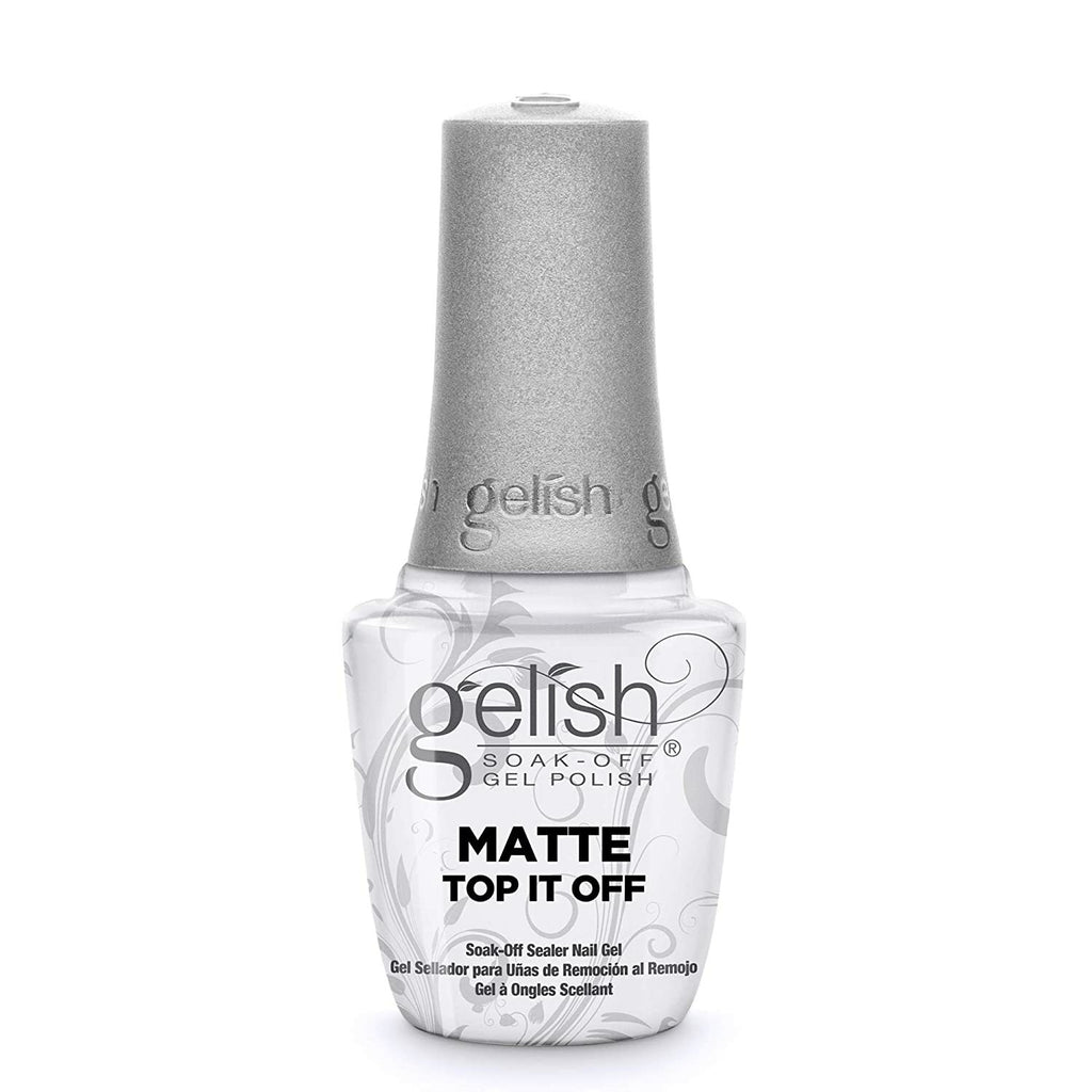 Gel Nail Polish Set 3-Pack - Base, Top Coat & Matte Finish 0.5oz