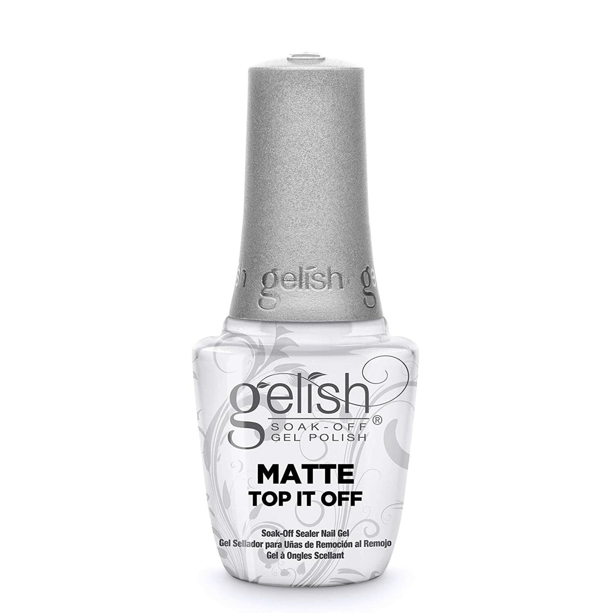 Gel Nail Polish Set 3-Pack - Base, Top Coat & Matte Finish 0.5oz