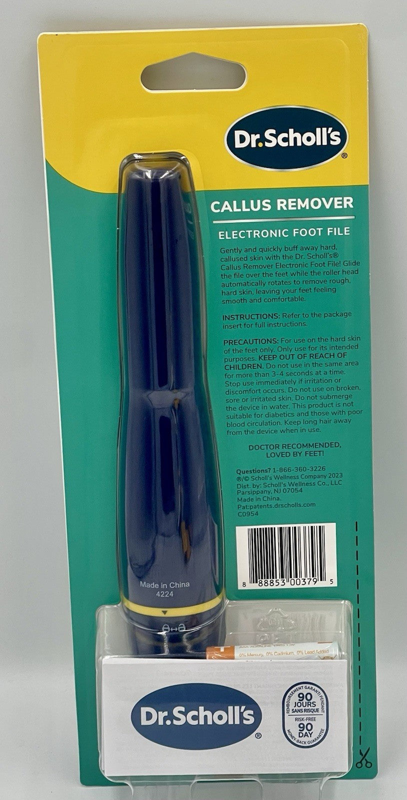 Electric Callus Remover for Feet - Dry, Cracked Heel Pedicure Tool