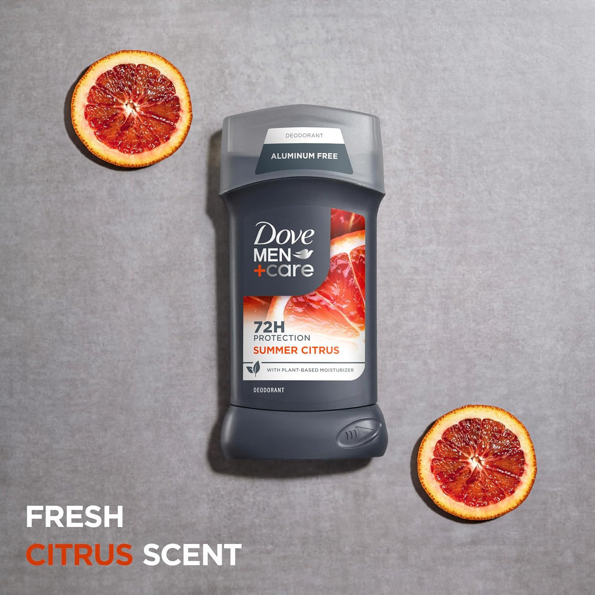 Dove Men+Care Aluminum-Free Deodorant Stick 3 Pack Citrus Fresh 72H Protection