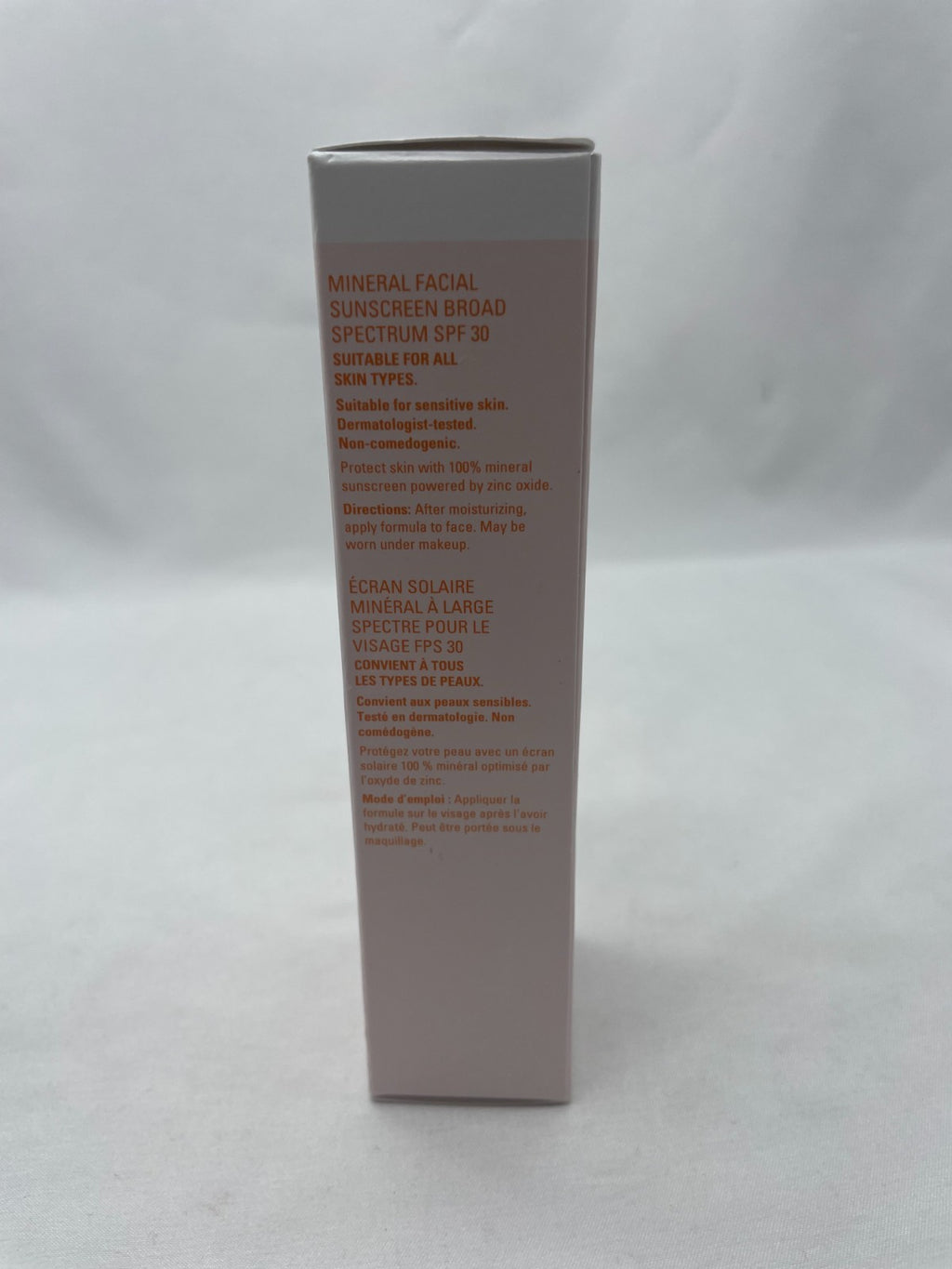 Mineral Facial Sunscreen SPF 30 Lotion 1.7 oz with Box