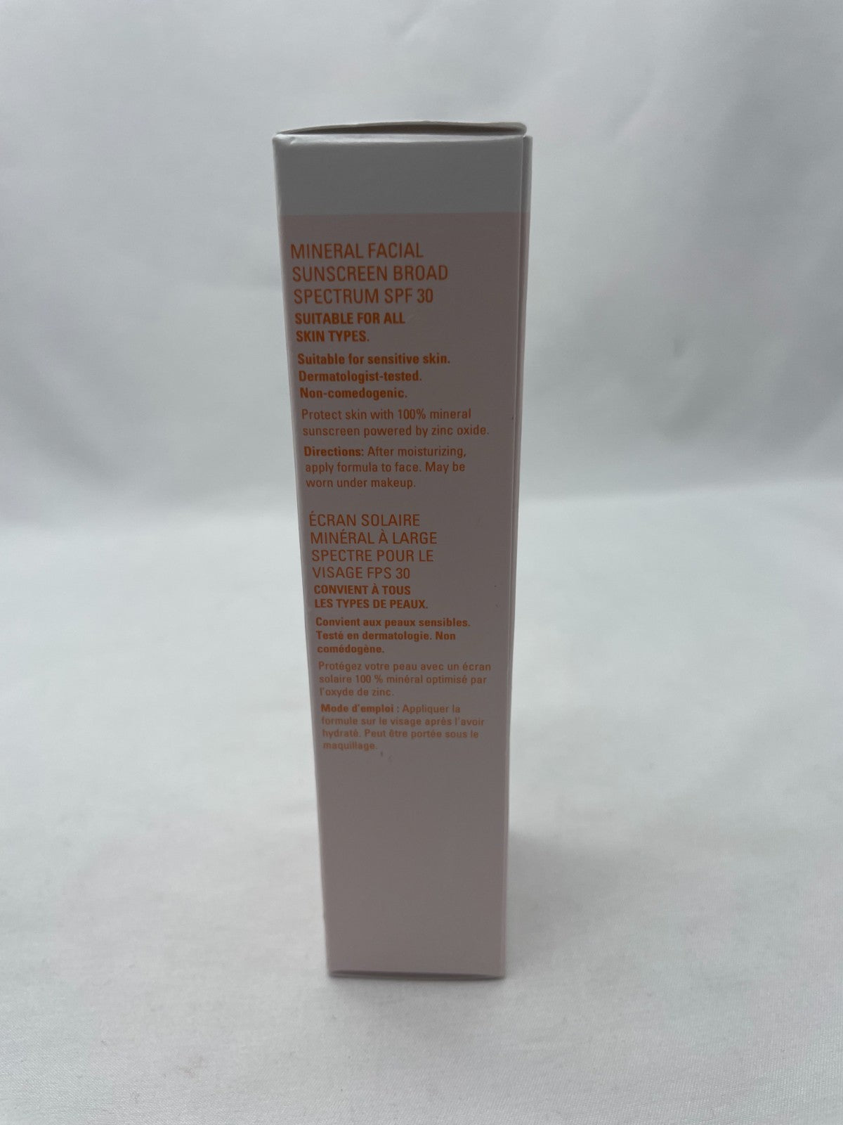 Mineral Facial Sunscreen SPF 30 Lotion 1.7 oz with Box