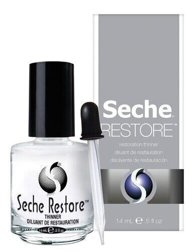 Seche Restore Nail Polish Thinner - 0.5oz for Nail Lacquer & Top Coat