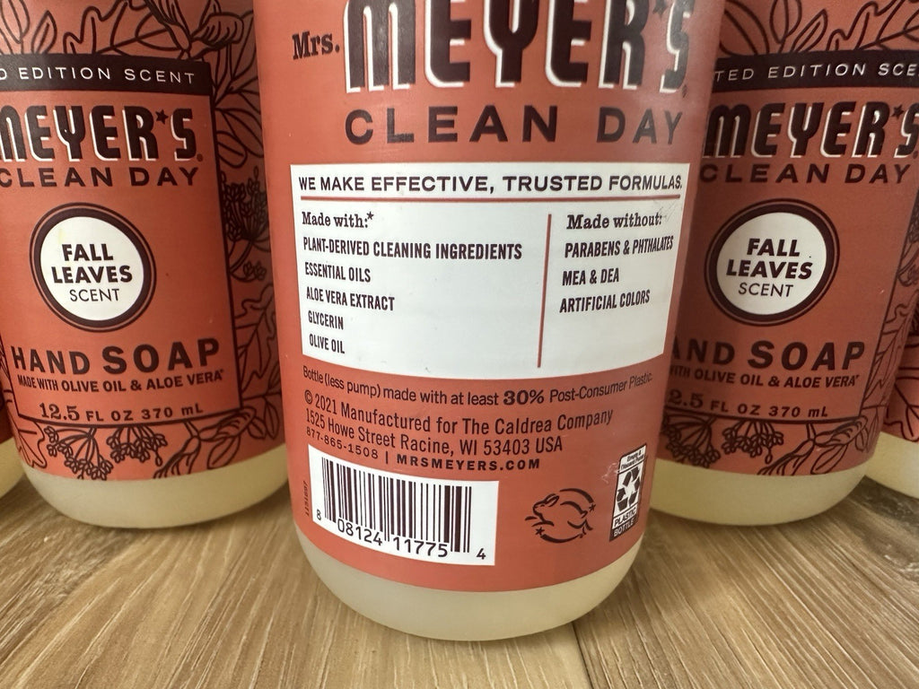 Mrs Meyer’s Fall Leaves Liquid Hand Soap 12.5 oz - Pack of 6
