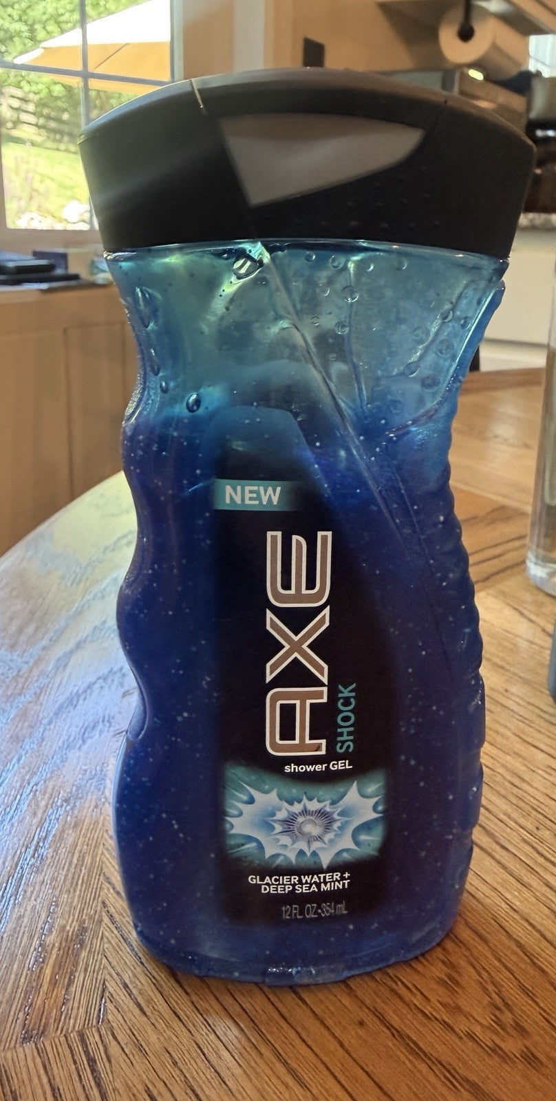 Men's Shower Gel - Axe Shock Glacier Water Deep Sea Mint 12 fl oz