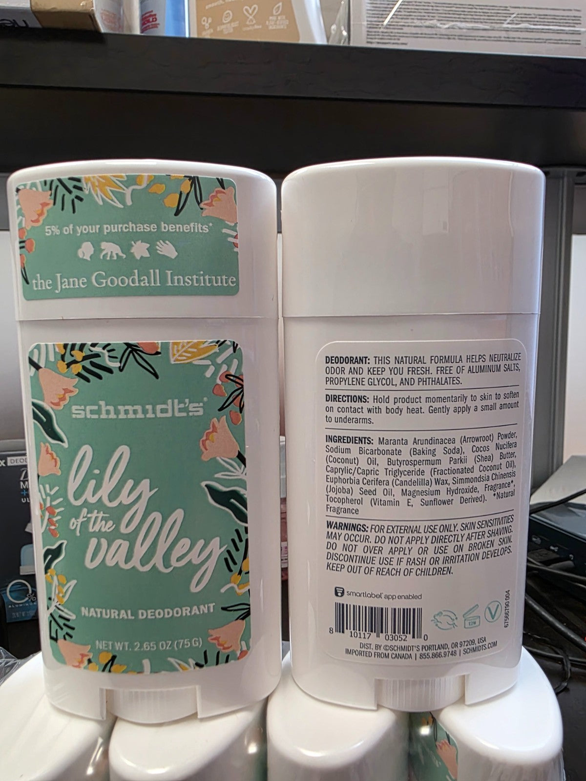 Natural Deodorant Lily of the Valley 2.65 oz - Schmidt's