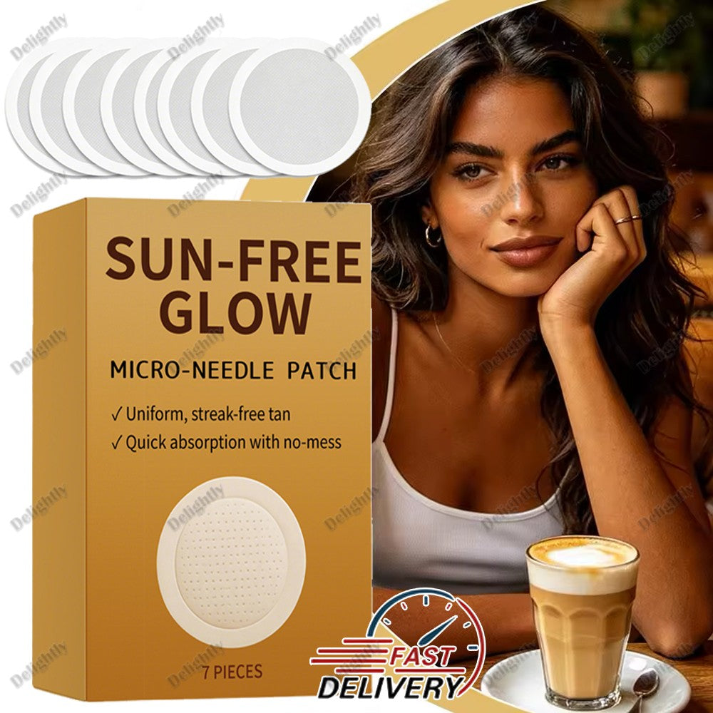 Self-Tanning Patches Natural Bronze Micro-Needle Tan Kit - 7 Tablets