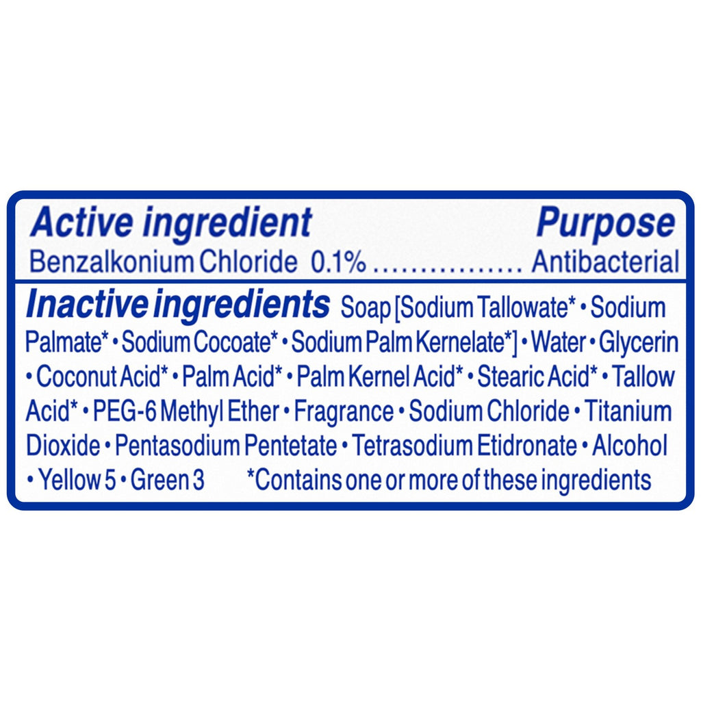 Antibacterial Bar Soap - Mountain Fresh Scent, 4oz, 3 Bars