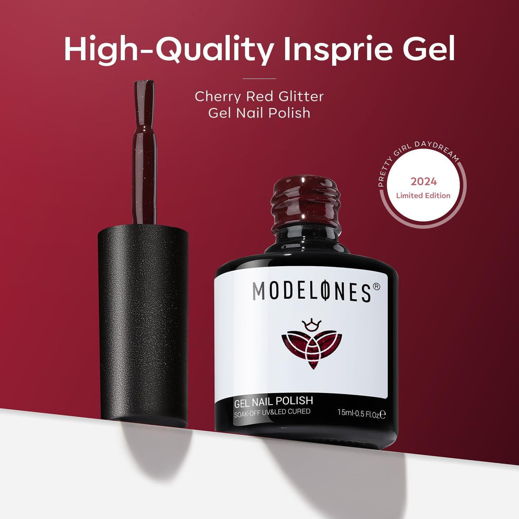 Color Changing Gel Nail Polish Burgundy Wine Shade - Long-lasting, High-gloss