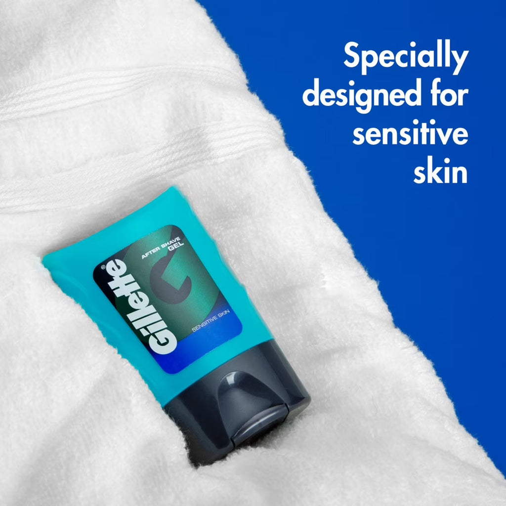 Sensitive Skin Aftershave Gel - Light Fragrance, 6 Pack 2.5 oz