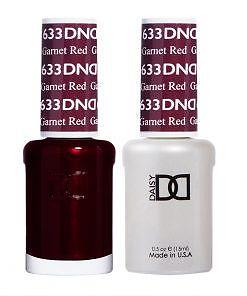 DND Duo Matching Gel and Lacquer Nail Polish - Garnet Red, Long-lasting