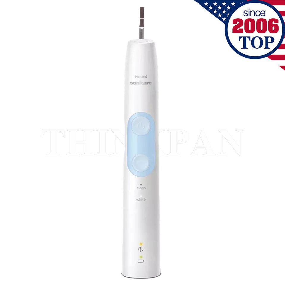 Philips Sonicare ProtectiveClean 6100 Electric Toothbrush Handle HX686P - White & Light Blue